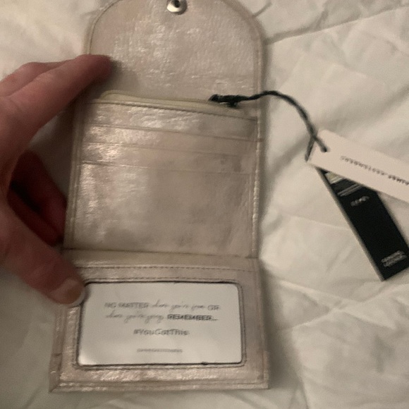 Brand new Aimee Kestenberg tri-fold wallet stone - Picture 4 of 11